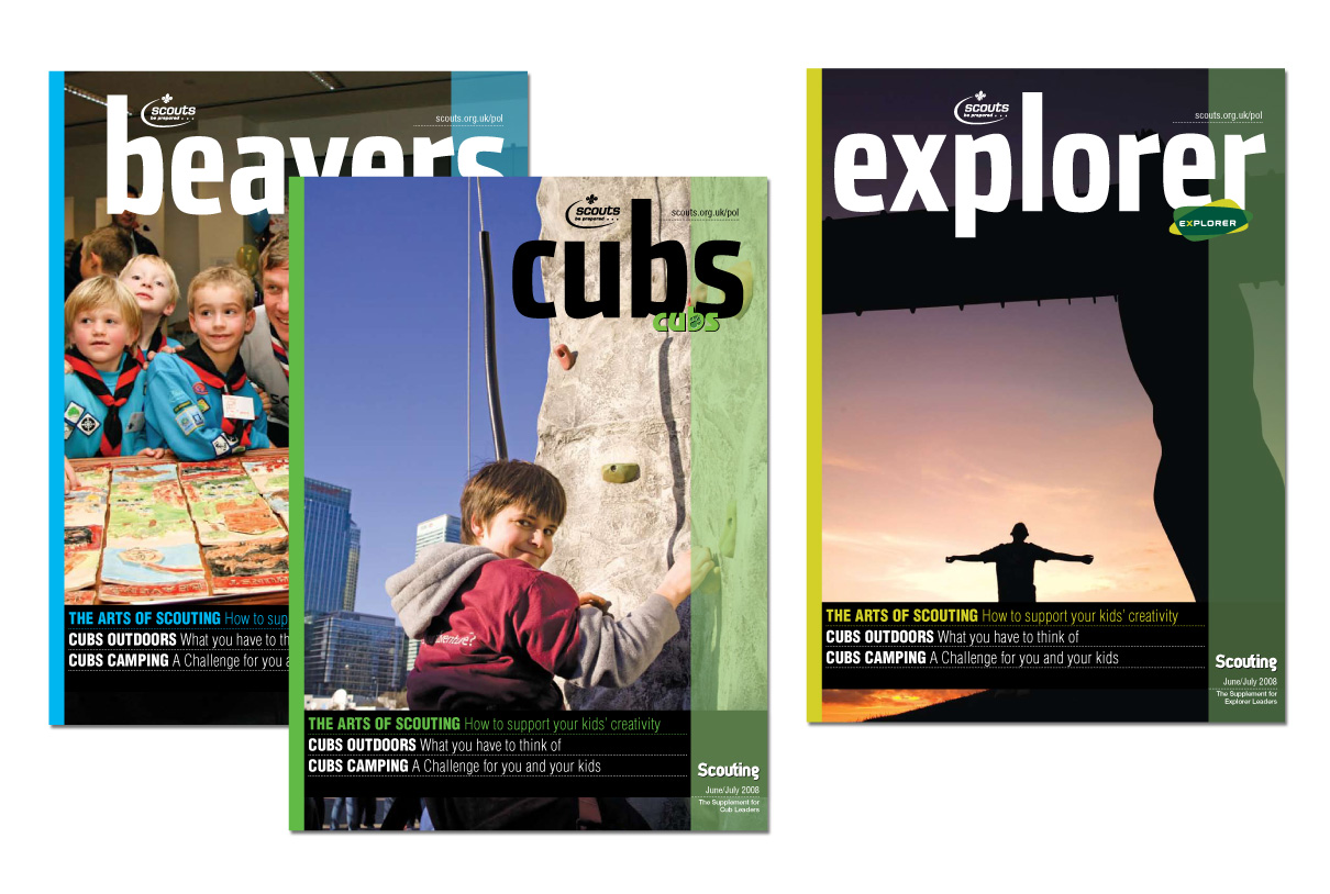 Editorial Design: Scouting Magazine supplements